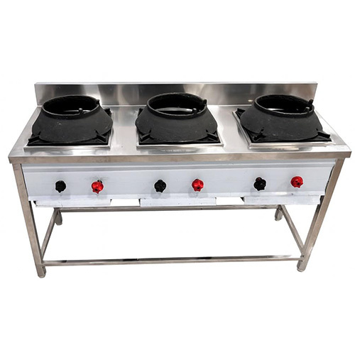 3 Burner Chinese Gas Range
