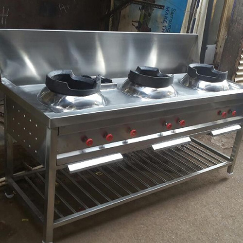 3 Burner Chinese Gas Range