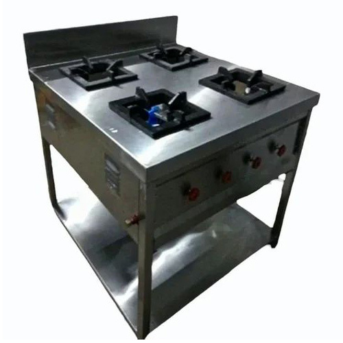 4 Burner Gas Range - Height: 34 Inches (86 Cm) Inch (In)