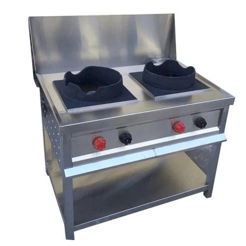 2 Burner Chinese Gas Range