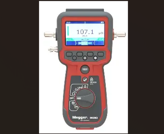 Handheld micro-ohmmeter MOM3