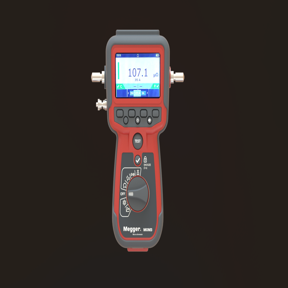 Handheld micro-ohmmeter MOM3