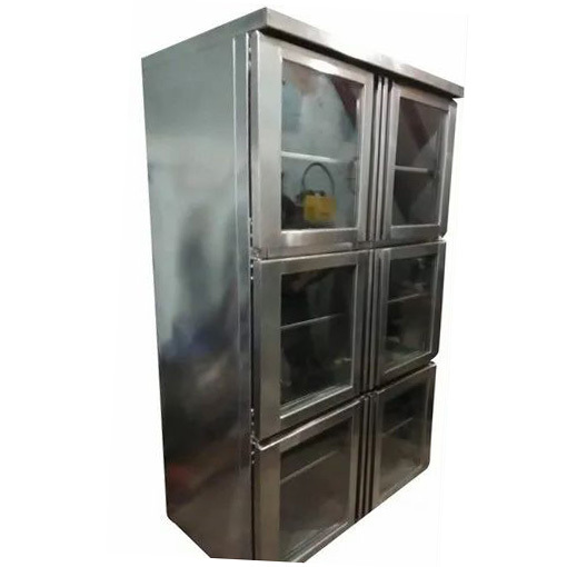 6 Glass Door Vertical Refrigerator