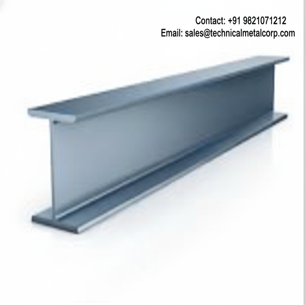 I Beams - Stainless Steel, Polished Finish, Gray | Versatile Steel Product For Structural Applications
