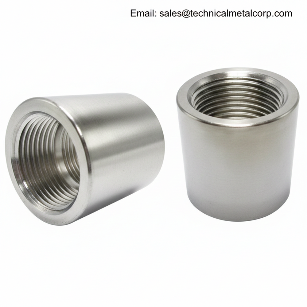 Stainless Steel Round Coupling - 1", 2", 3", 3/4", 1/2" | Silver Finish, Grade A, Polished Surface, Ideal For Leak-proof Connections