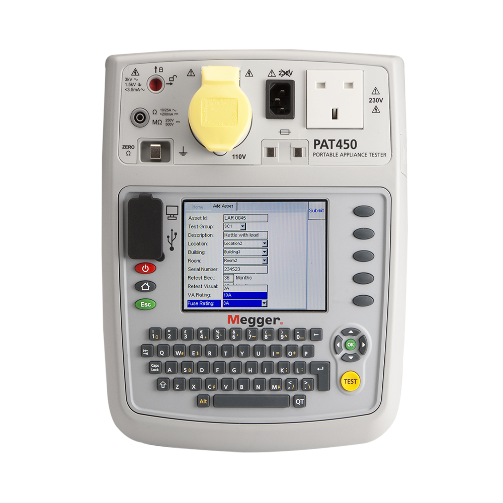 Portable Appliance Tester PAT450 - Megger