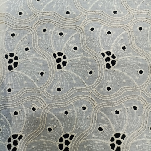 AS-12005 Schiffli Embroidery Fabric