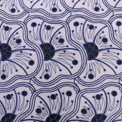 AS-12005 Schiffli Embroidery Fabric