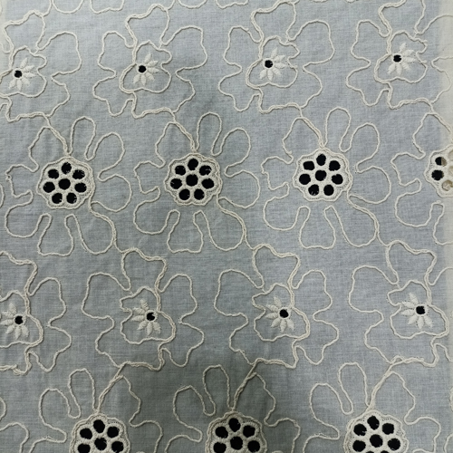 AS-12008 Schiffli Embroidery Fabric