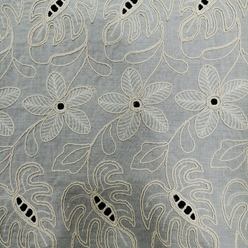 AS-12010 Schiffli Embroidery Fabric