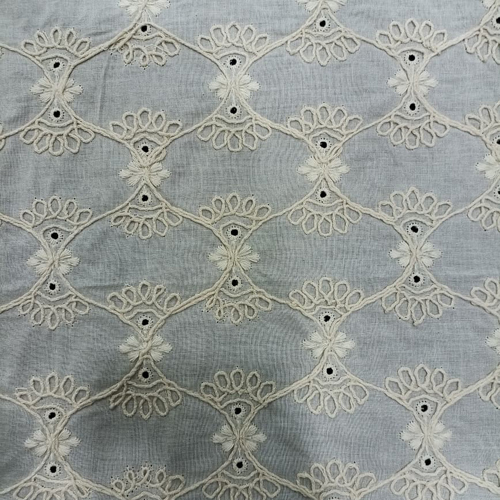 AS-12012 Schiffli Embroidery Fabric