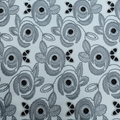 AS-12019 Schiffli Embroidery Fabric