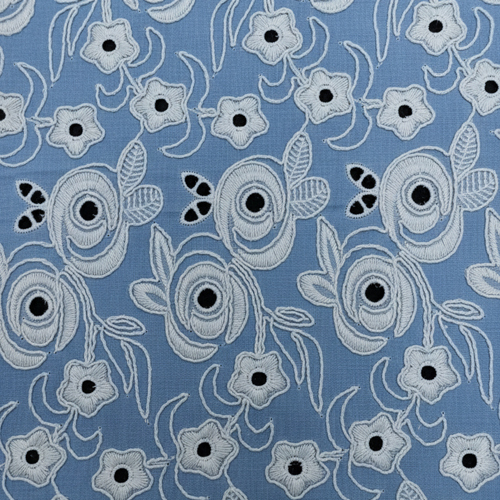 AS-12020 Schiffli Embroidery Fabric