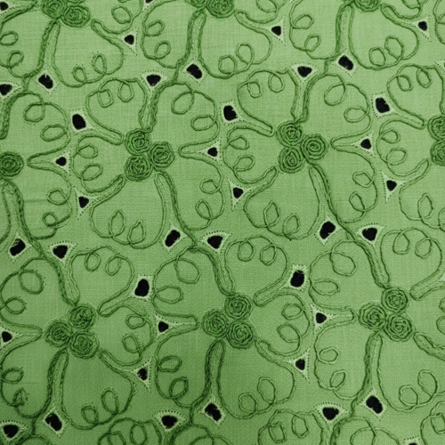 AS-12026 Schiffli Embroidery Fabric