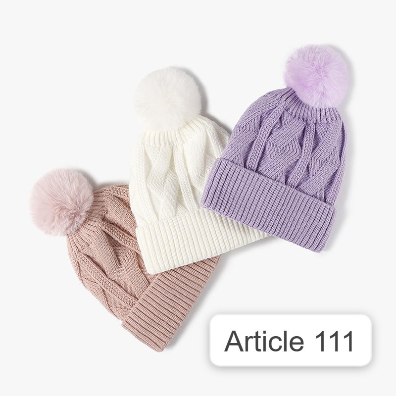 111 Acrylic Cable Knit CUFFed Unisex Winter Beanie Hat