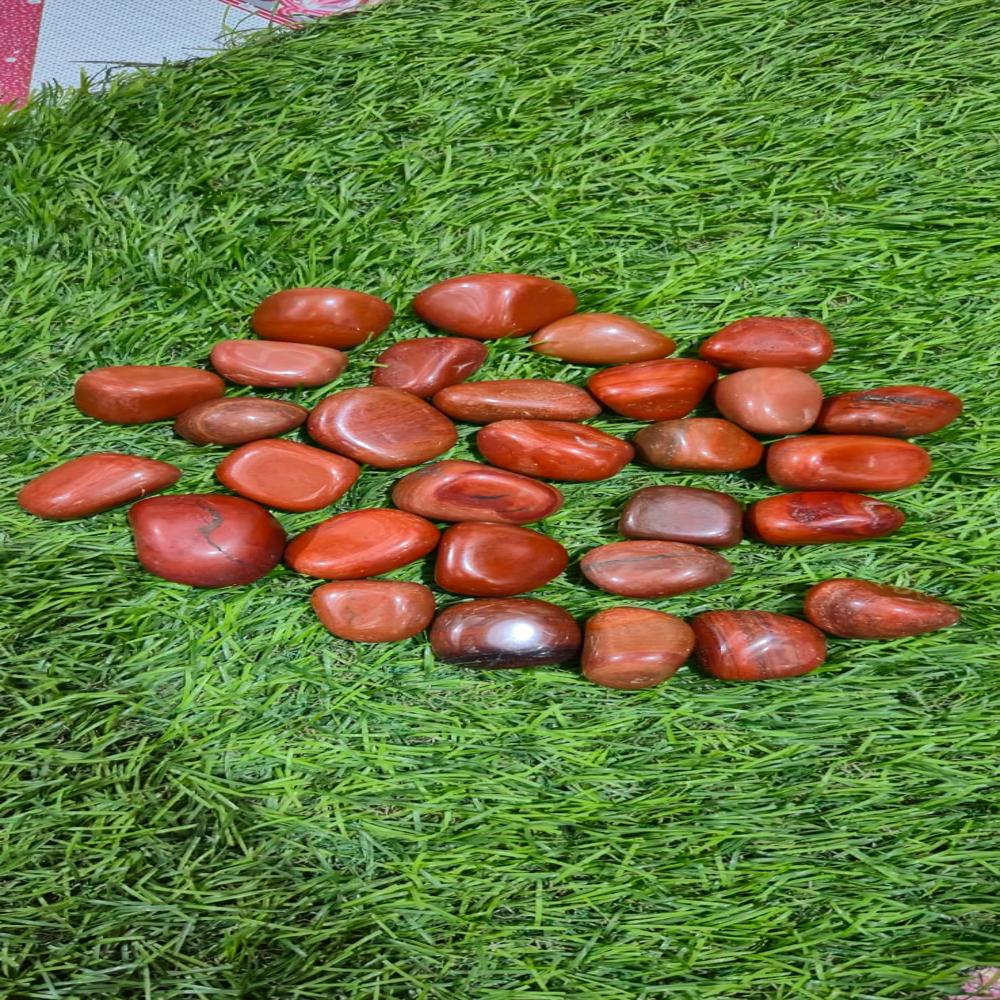 Red Jasper Stone - Shape: Tumble Unshape