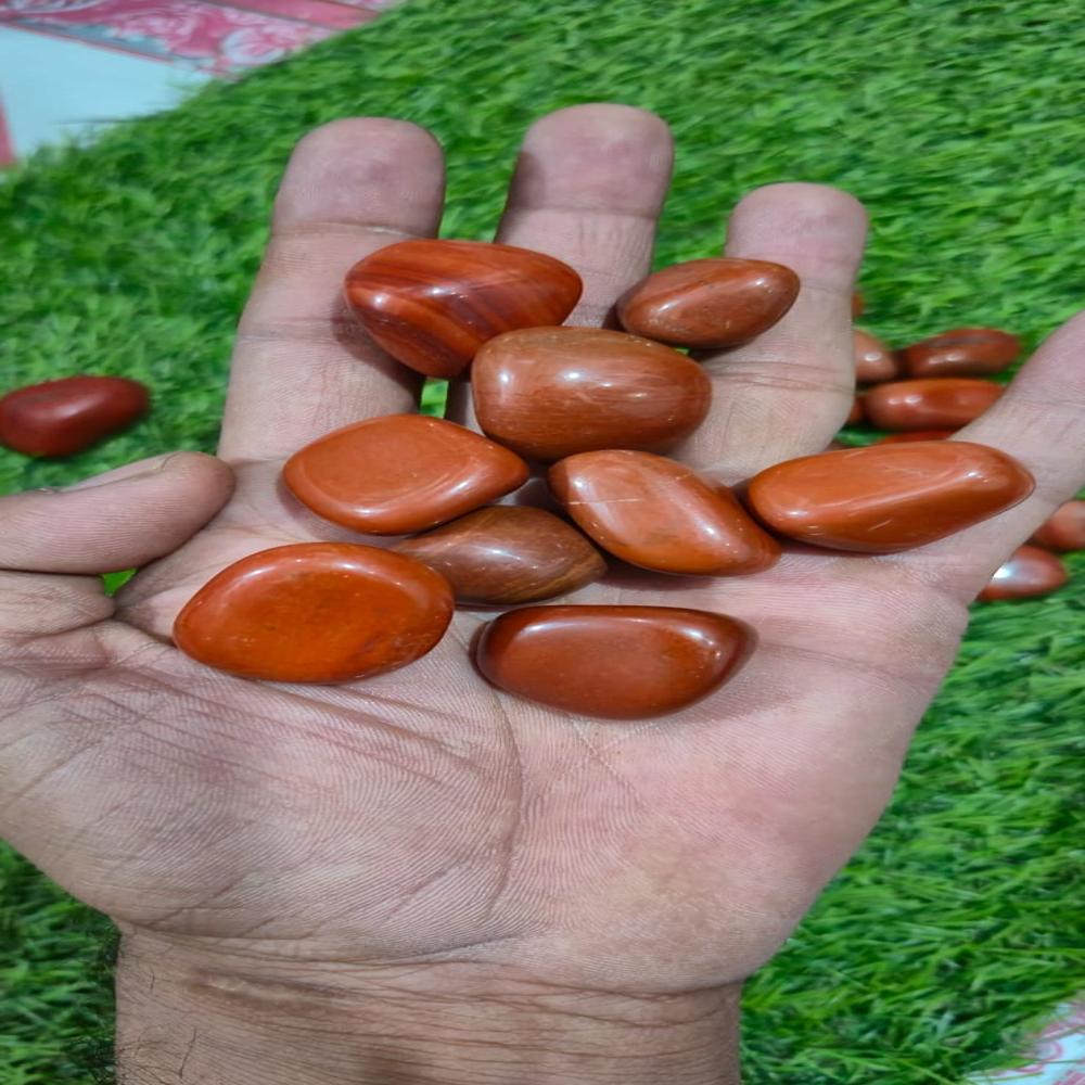 Red Jasper Stone - Shape: Tumble Unshape
