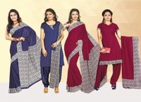 Uniform Sarees - Material: Silk