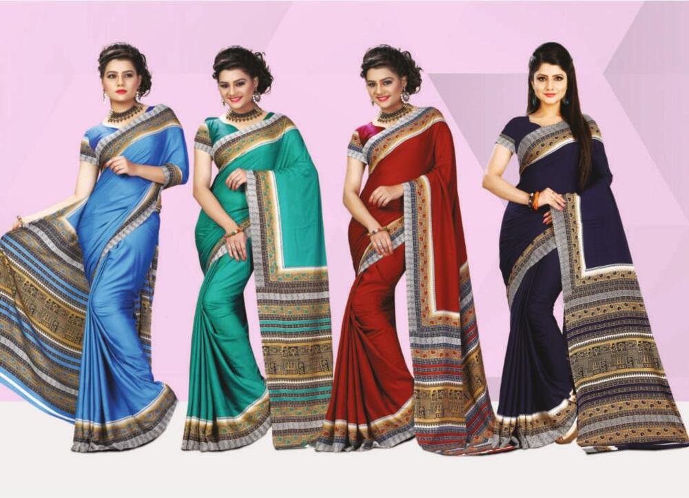 Uniform Sarees - Material: Silk