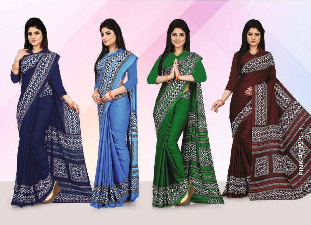 Uniform Sarees - Material: Silk