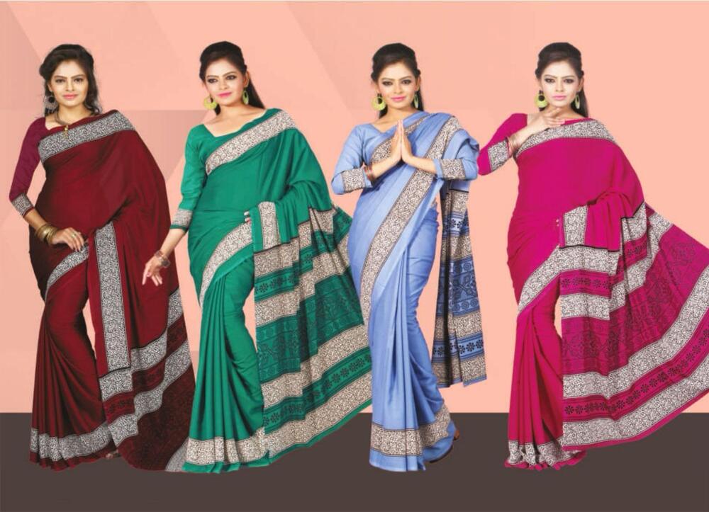 Uniform Sarees - Material: Silk