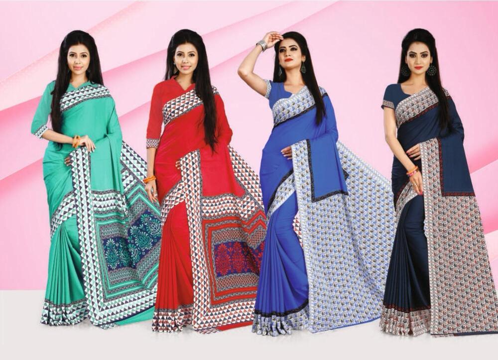 Uniform Sarees - Material: Silk