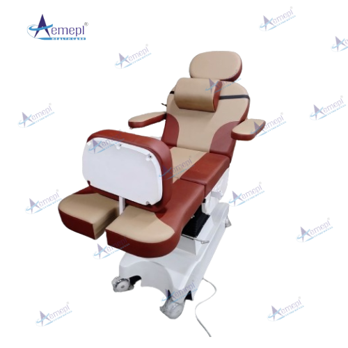 Motorized Dialysis Chair - Iron, 78x24x26-34 Inch, Various Colors | Adjustable Height, 3 Function Design, Maximum Load 200 Kg, Powder Coated Finish, Fiber Cover Material
