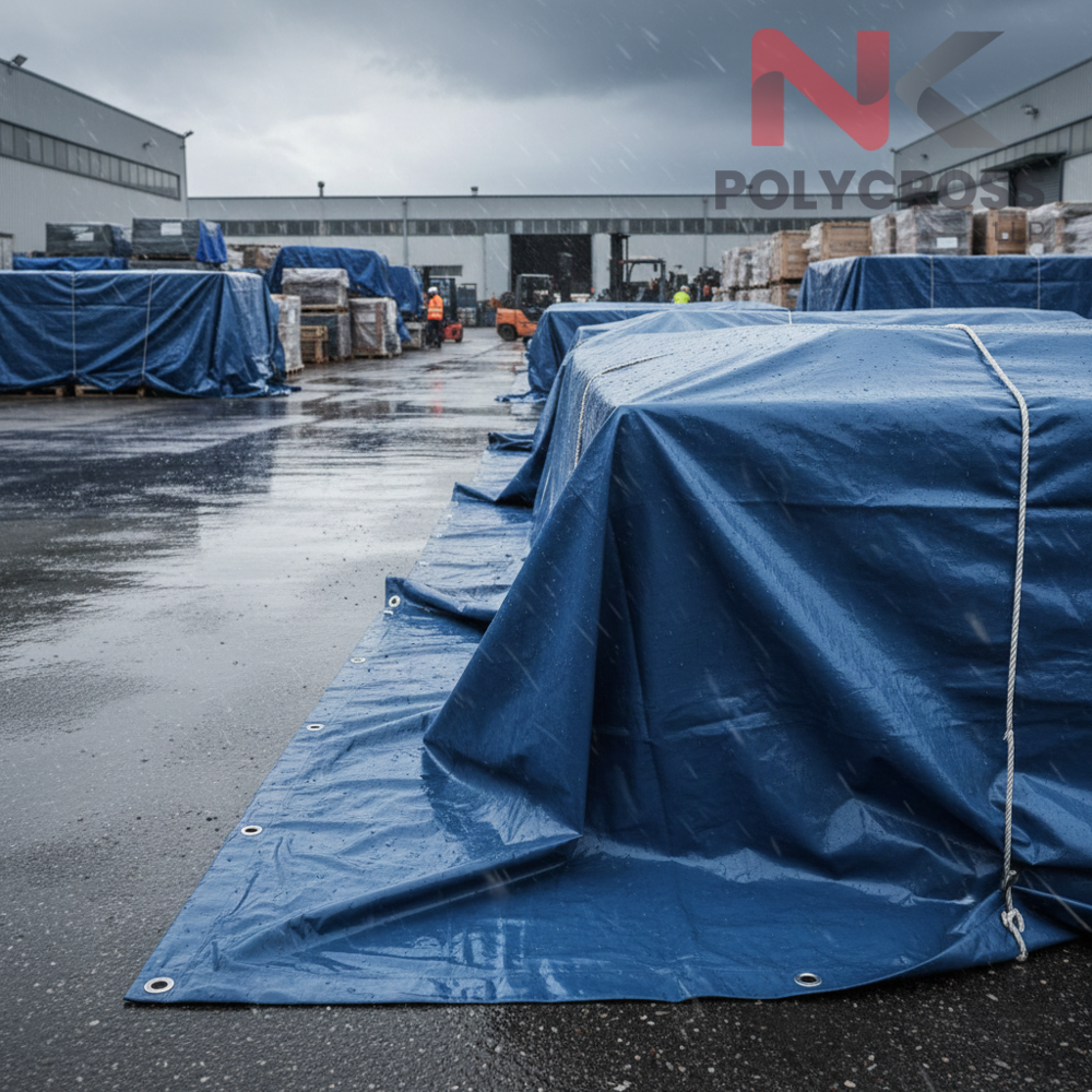 Weather Shield - Application: Temporary Roofing & Monsoon Cover Construction Site Protection Warehouse & Storage Cover Outdoor Equipment Protection Home
