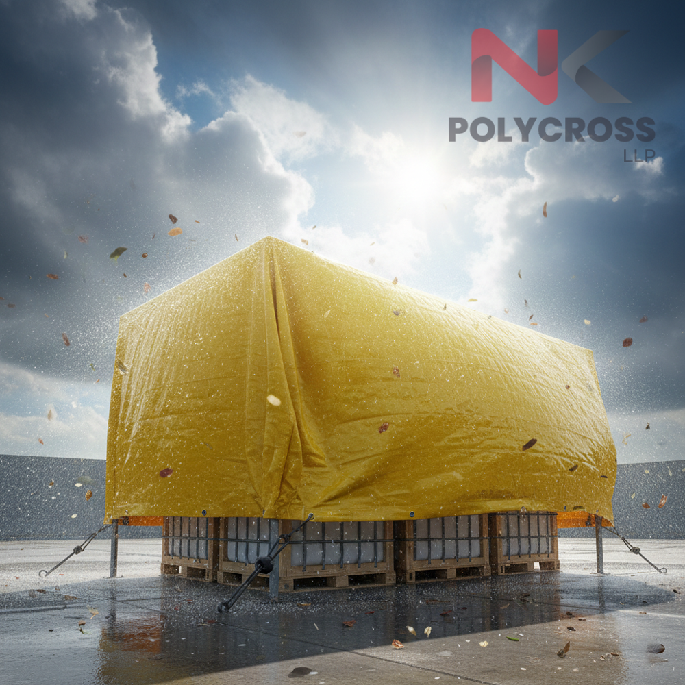 Weather Shield - Application: Temporary Roofing & Monsoon Cover Construction Site Protection Warehouse & Storage Cover Outdoor Equipment Protection Home