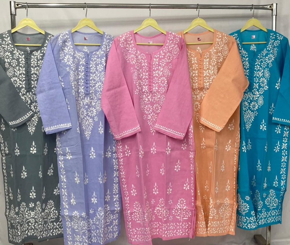 Embroidery Chikankari Kurti