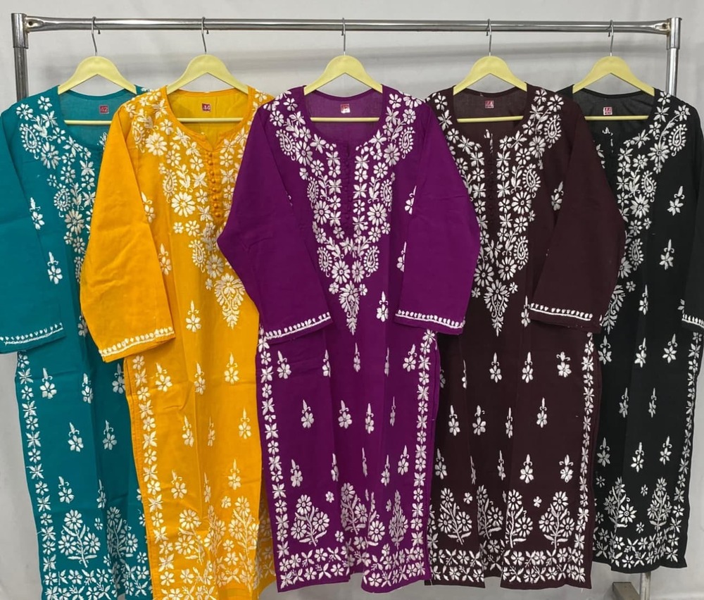 Embroidery Chikankari Kurti