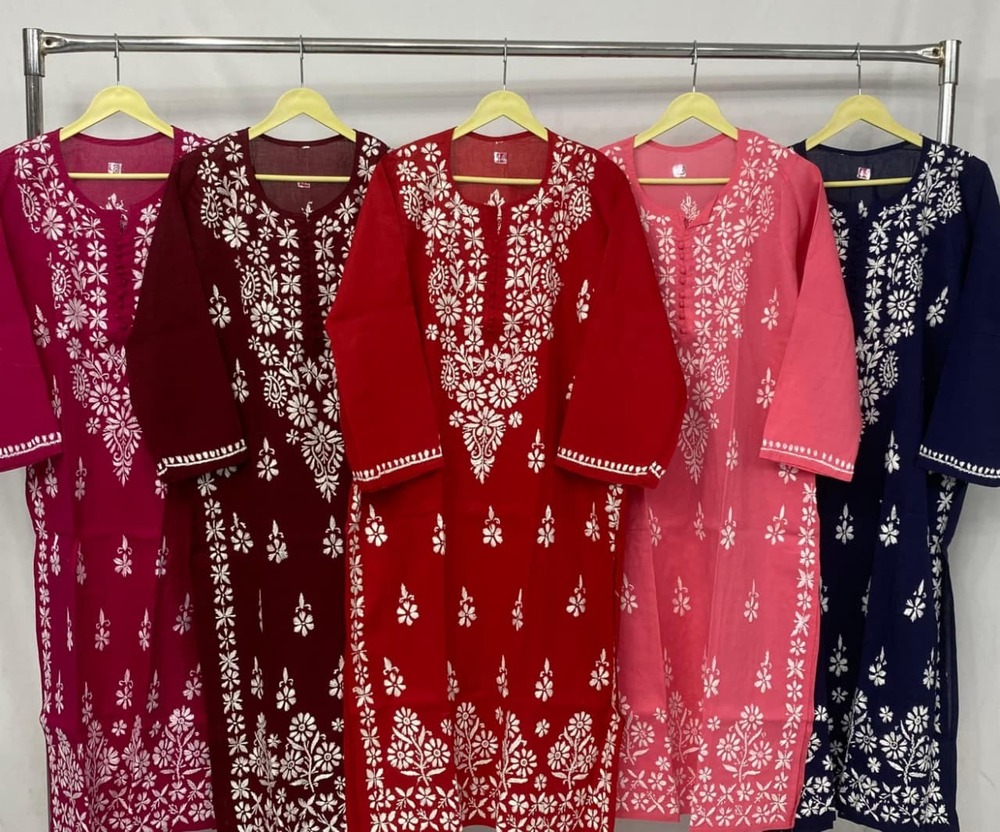 Embroidery Chikankari Kurti