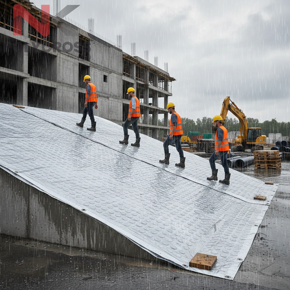 Anti-slip Sheet - Application: Industrial Floor Protection  Warehouse & Loading Areas  Staircase & Walkway Safety  Workshops & Factory Floors  Temporary Event Flooring  Construction Sites & Wet Areas