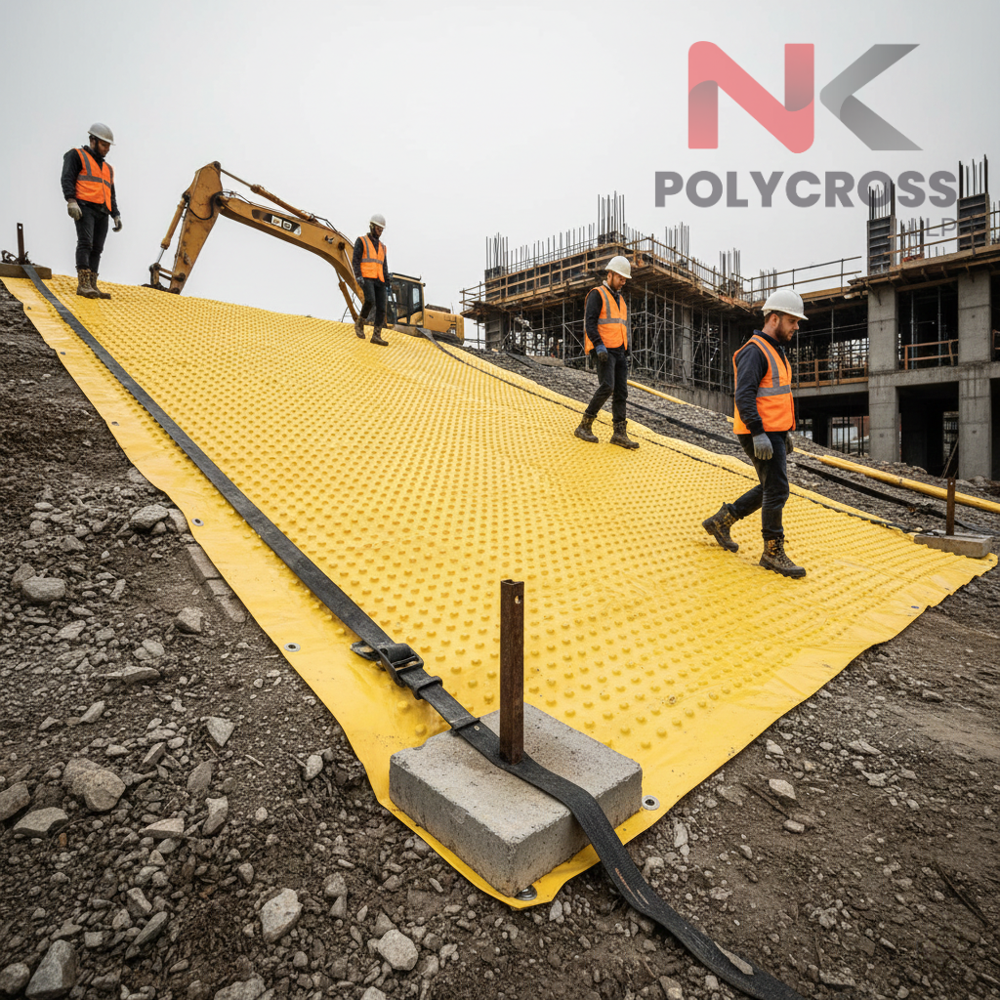 Anti-slip Sheet - Application: Industrial Floor Protection  Warehouse & Loading Areas  Staircase & Walkway Safety  Workshops & Factory Floors  Temporary Event Flooring  Construction Sites & Wet Areas