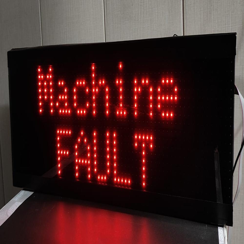 Machine Running Status Display