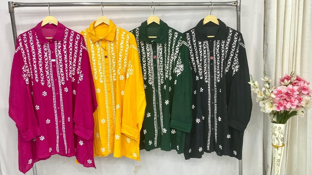 Plus Size Rayon Shirt