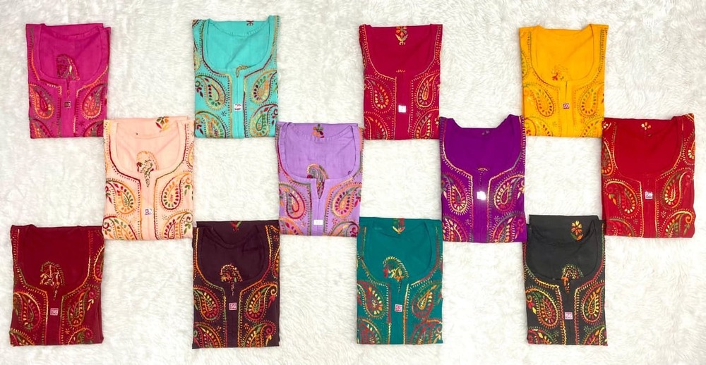 Plus Size Kashmiri Kurti