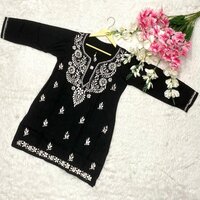 Rayon Short Top - Bust Size: Varies As Per Size Selection
