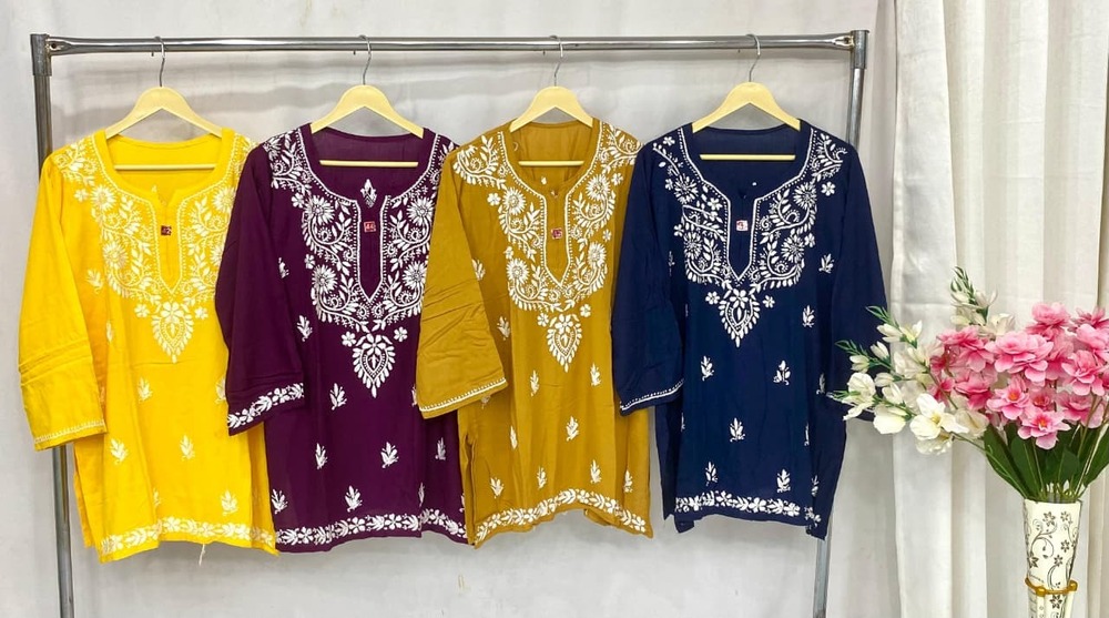Rayon Short Top - Bust Size: Varies As Per Size Selection