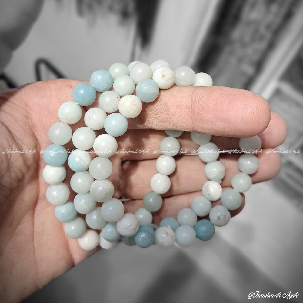 8mm Natural Amazonite Stone Bracelet