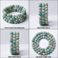 Amazonite Stone Bracelet - Color: Natural