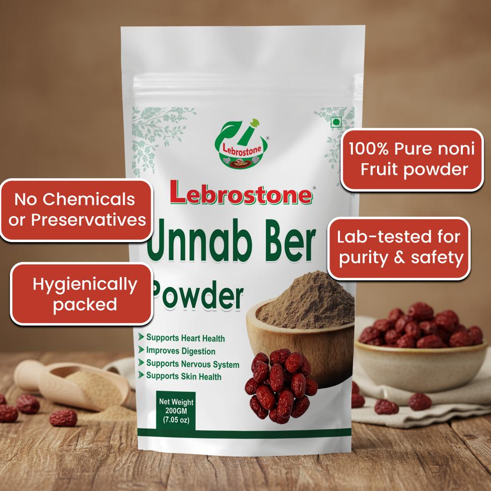 Lebrostone UnnabBer Powder  Digestive Health, Natural Immunity Booster & Antioxidant Herbal Supplement(200g)