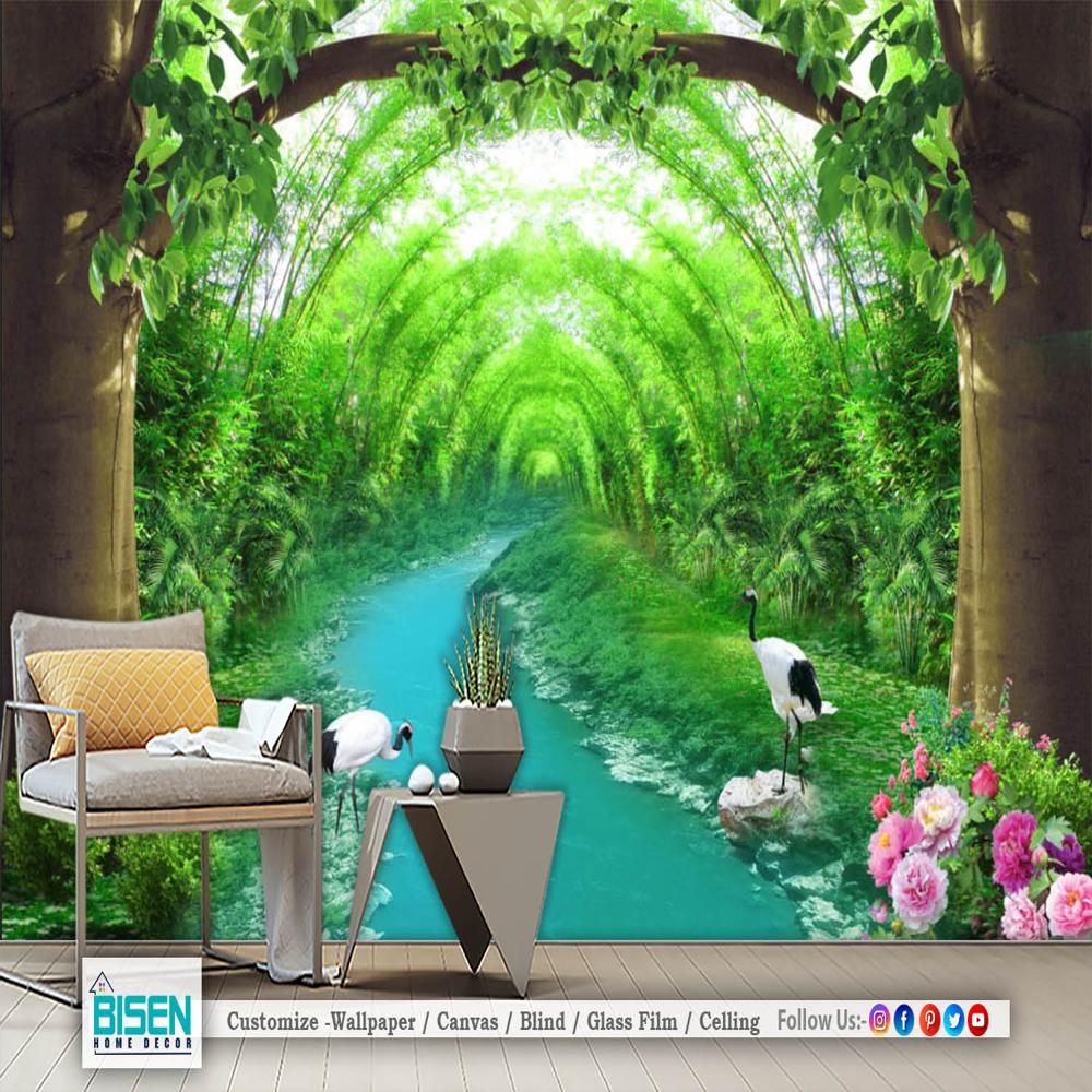 Forest Wallpaper - Material: Non Woven