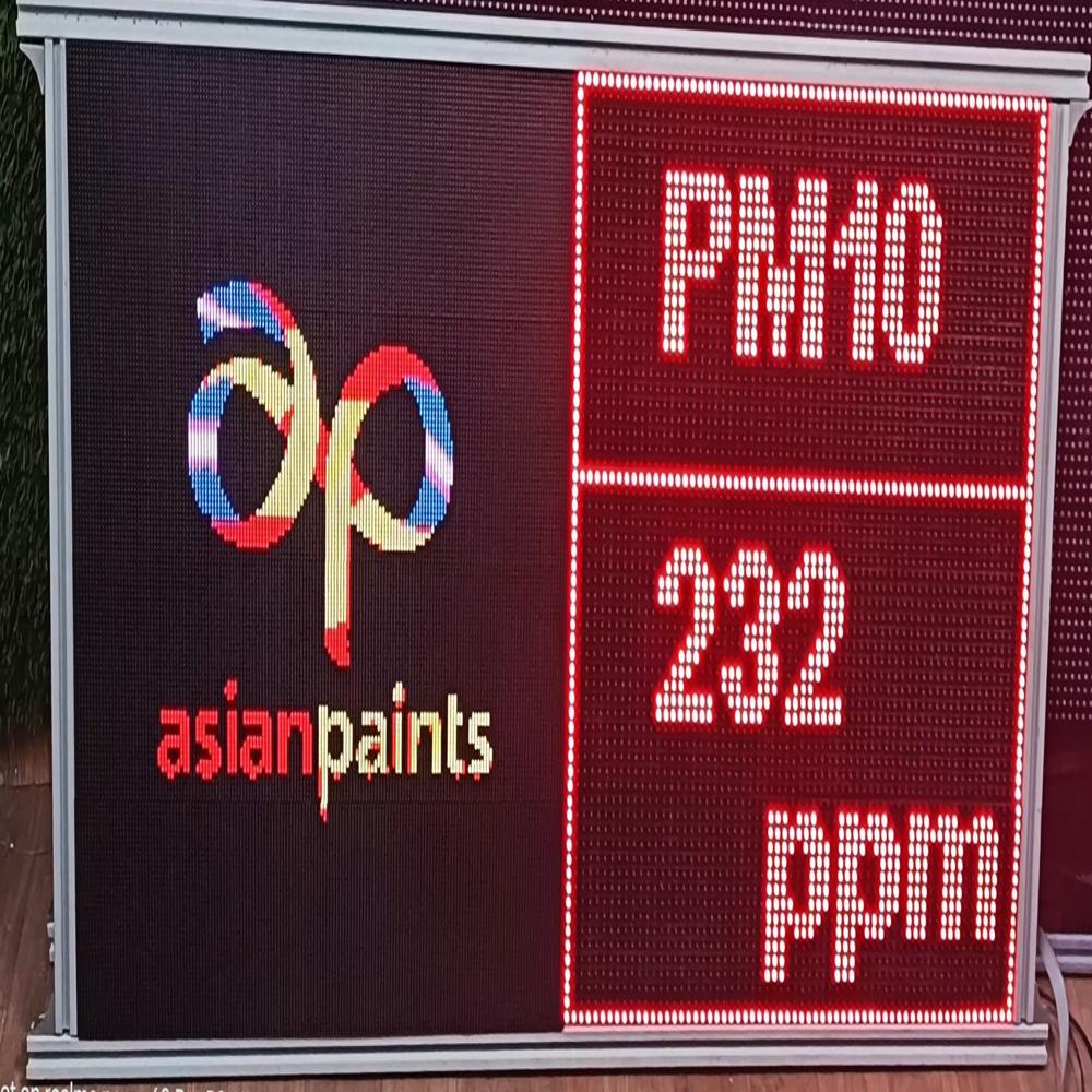 pm10,pm2.5 display board RGB