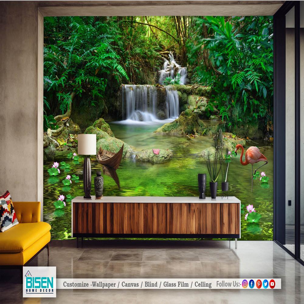 Sunset Nature Wallpaper - Material: Non Woven