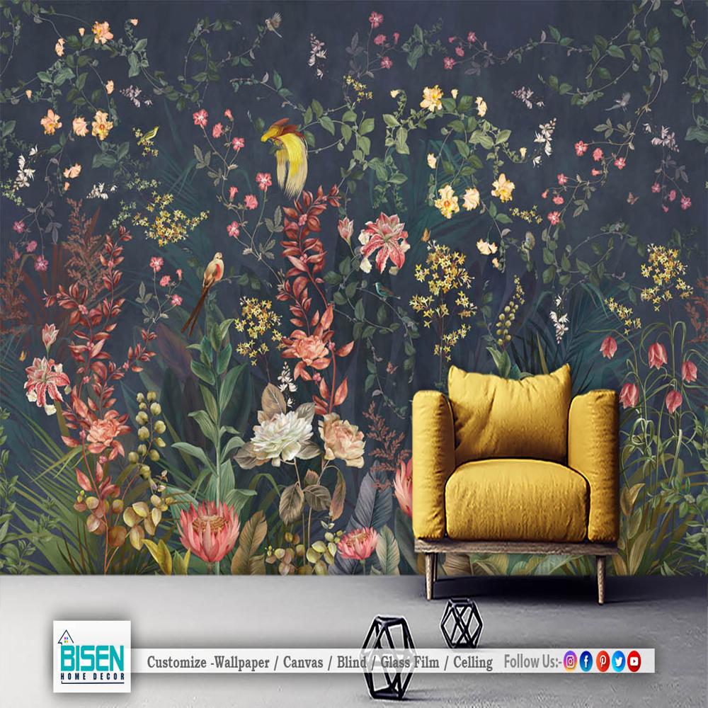 Sunset Nature Wallpaper - Material: Non Woven