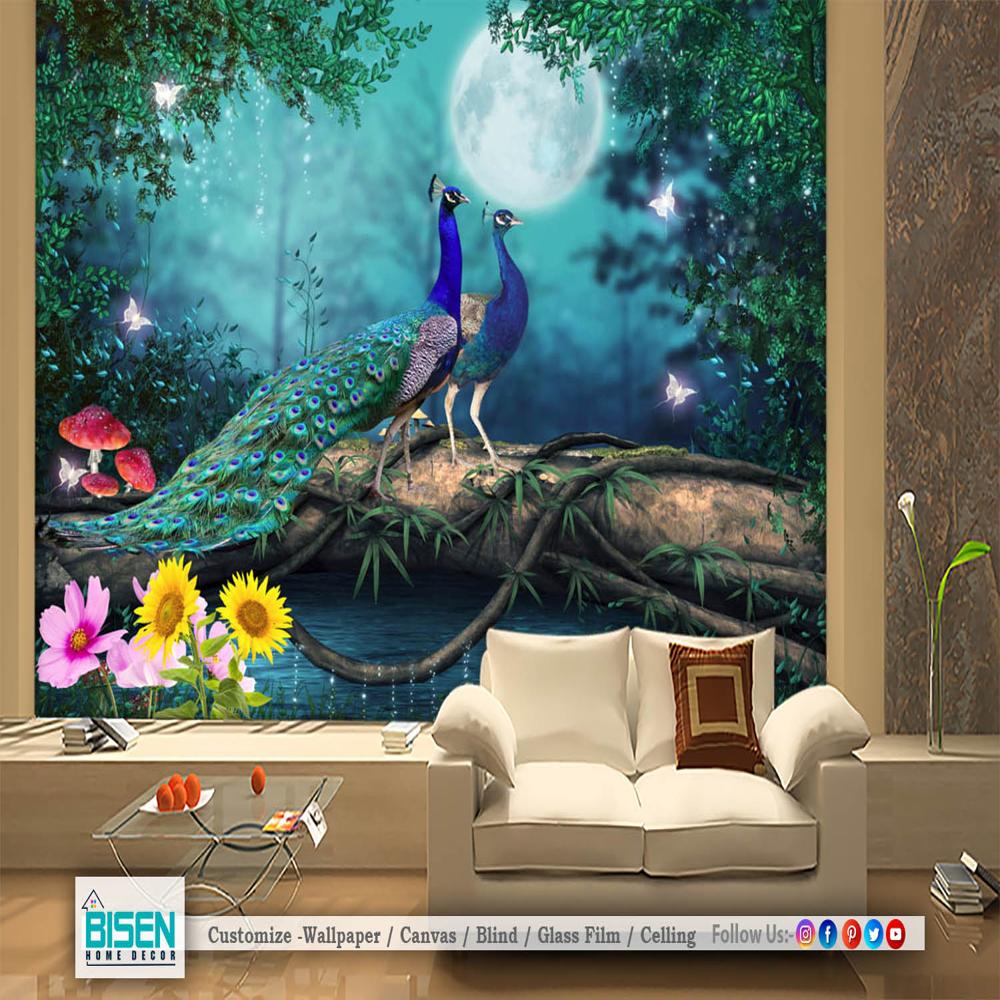 Sunset Nature Wallpaper - Material: Non Woven