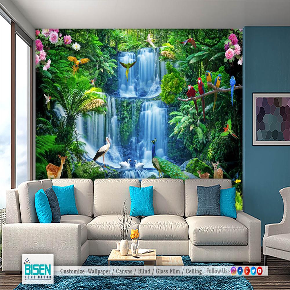 Sunset Nature Wallpaper - Material: Non Woven