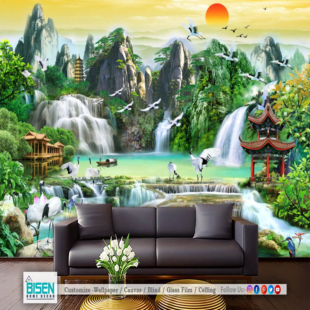 green valley wallpaper