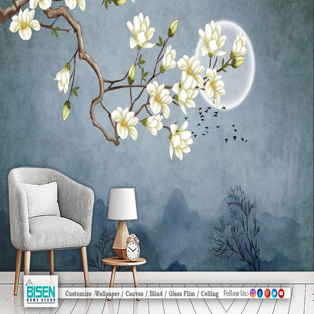 Living Room Nature Wallpaper - Material: Non Woven